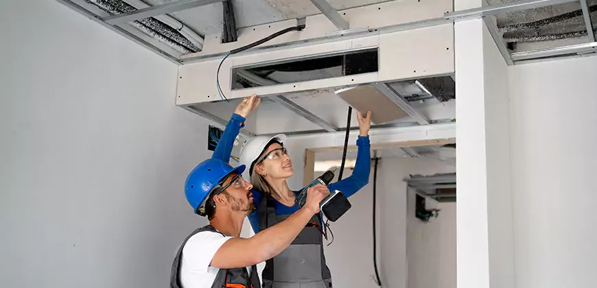 Duct Insulation and Condensation Repair in Van Nuys