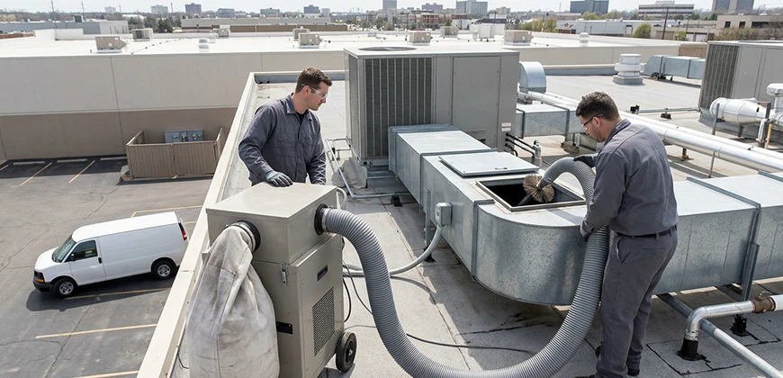 Commercial and Industrial Duct Cleaning in Van Nuys
